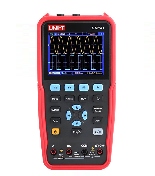 Мультиметр UNI-T UT81A+ (RP UT81A+) з графічним дисплеєм, 5 В постійного струму, 2 А, 2600 мАг 2 (18650), 0,1 Гц~30 МГц, 198×96×38 мм