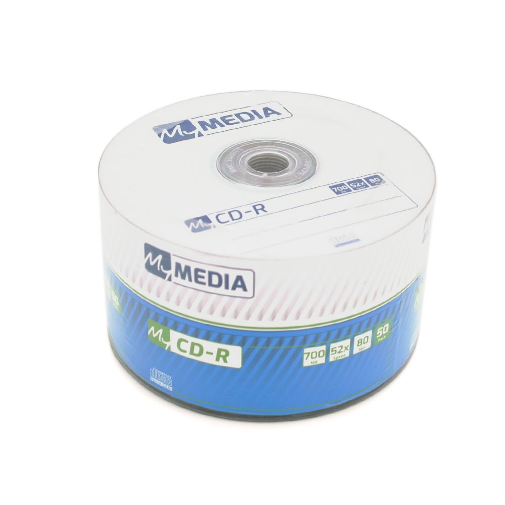 Диск MyMedia CD-R, 700mb x 52 bulk, 50шт в упаковці, ціна за упаковку