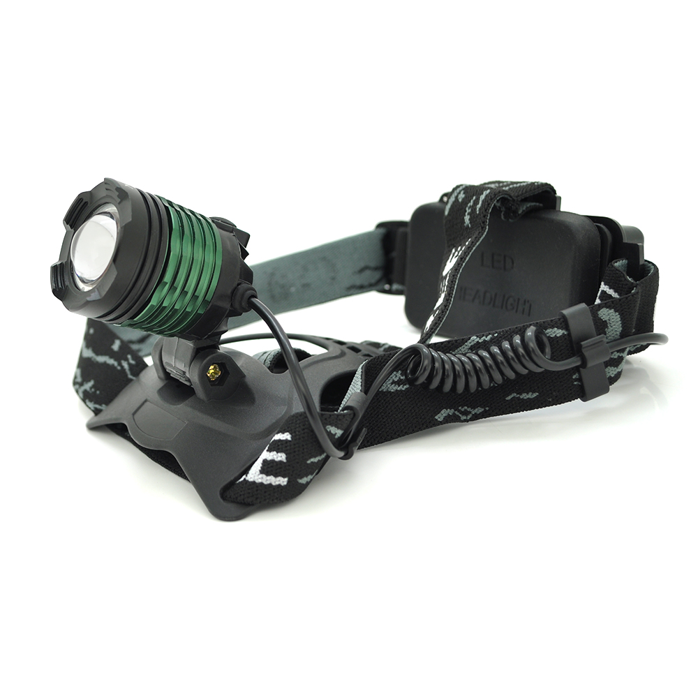 Ліхтарик Bailong BL-2199 Т6, Q5 Cree, 3 реж., Zoom, корпус-пластик, водостійкий, удароміцний, 2*18650 акумулятор, кабель Туре-С, BOX