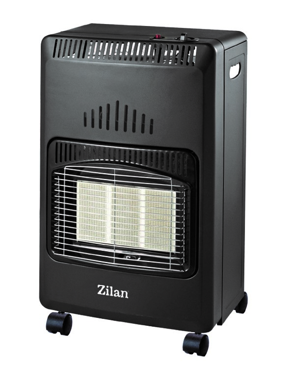 Газовий обігрівач Zilan ZLN8458D, 4200Вт, витрата газу: 300 г/год, шаланг + фіксатор балону, Box