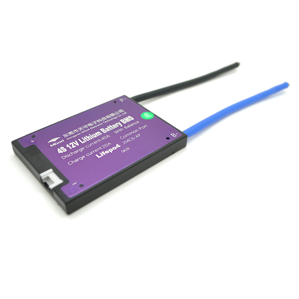 BMS плата MGod LiFePO4 12V 4S 40A симетрія