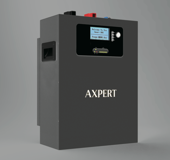 Аккумуляторная батарея AXPERT LiFePO4  25.6V 100Ah, 2,56kWh, BMS100A, CAN2.0/RS232/RS485, 6000 cycles 300x148x420  23,5 kg