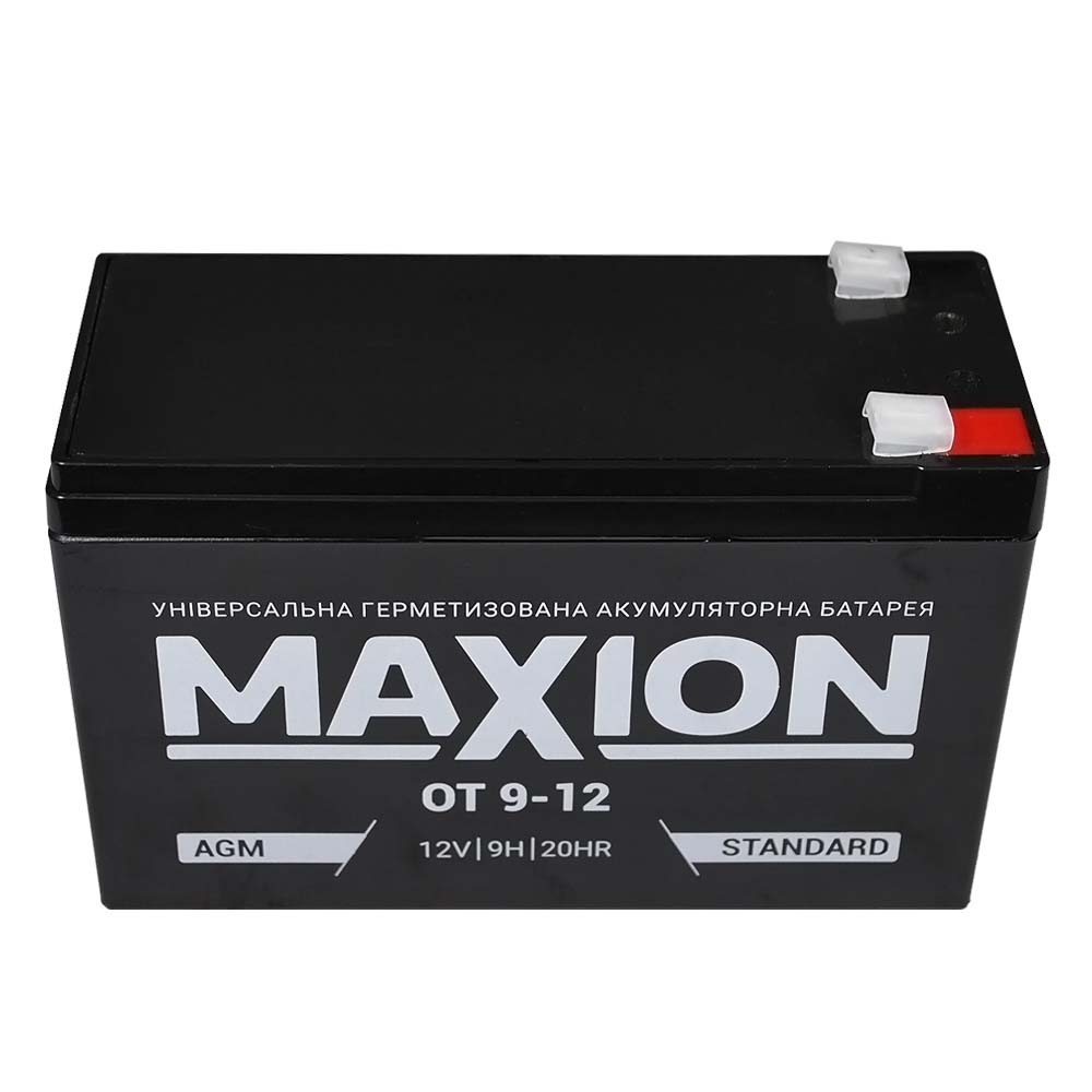 Акумуляторна батарея MAXION AGM OT 12-9 12V 9Ah (151 х 65 х 100), Q10