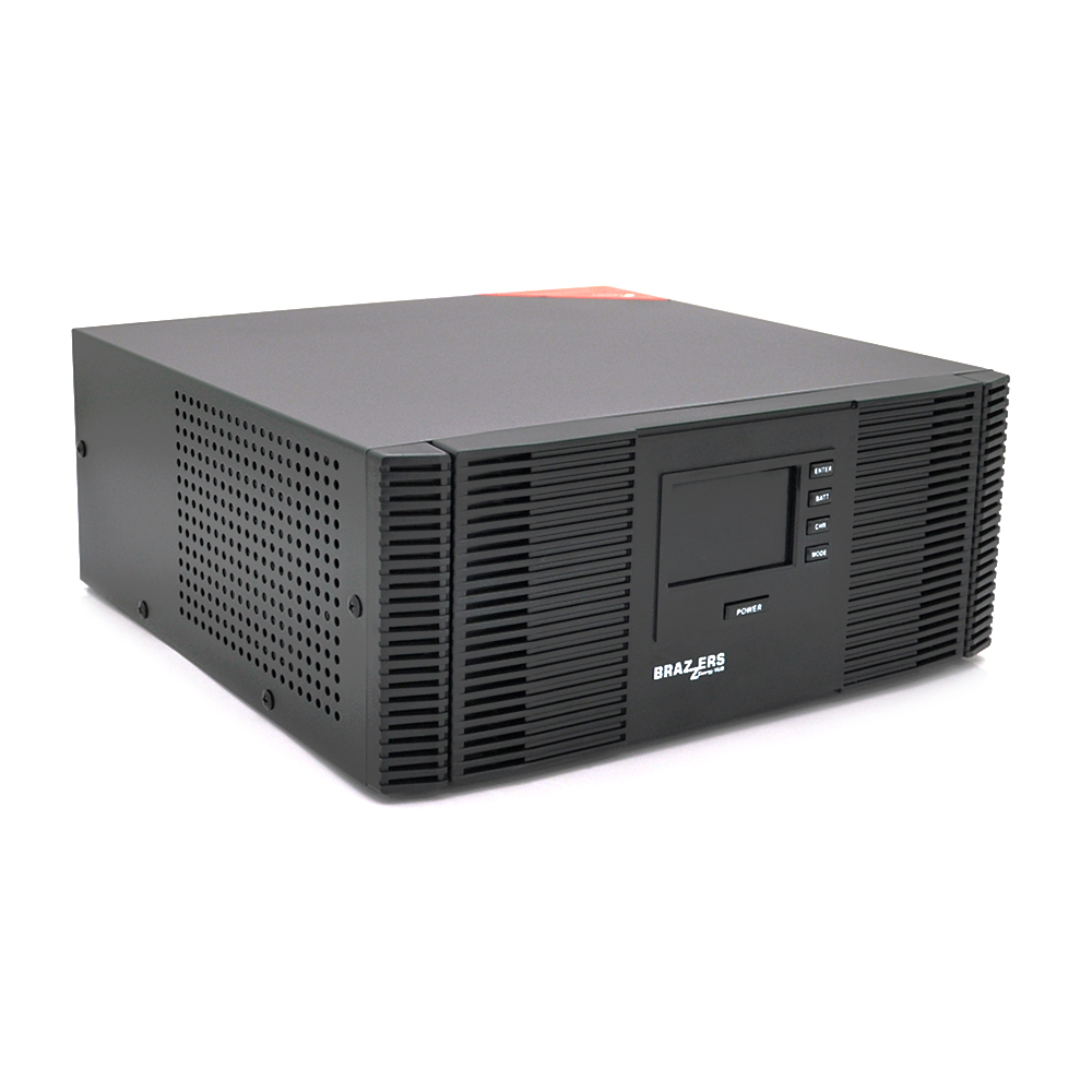 Гібридний інвертор BRAZZERS BRZ-SOLAR-600, 600VA/500W, 12V, струм заряду 10/20A, inverter100-290V, UPS145-275V, MPPT 30А(20-32)