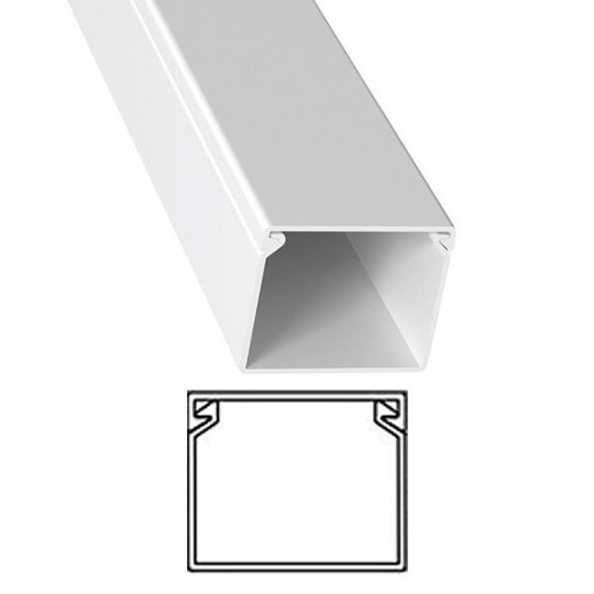 Кабельний канал із подвійним замком Merlion 16х16х2000мм (8шт упаковка) ціна за упаковку