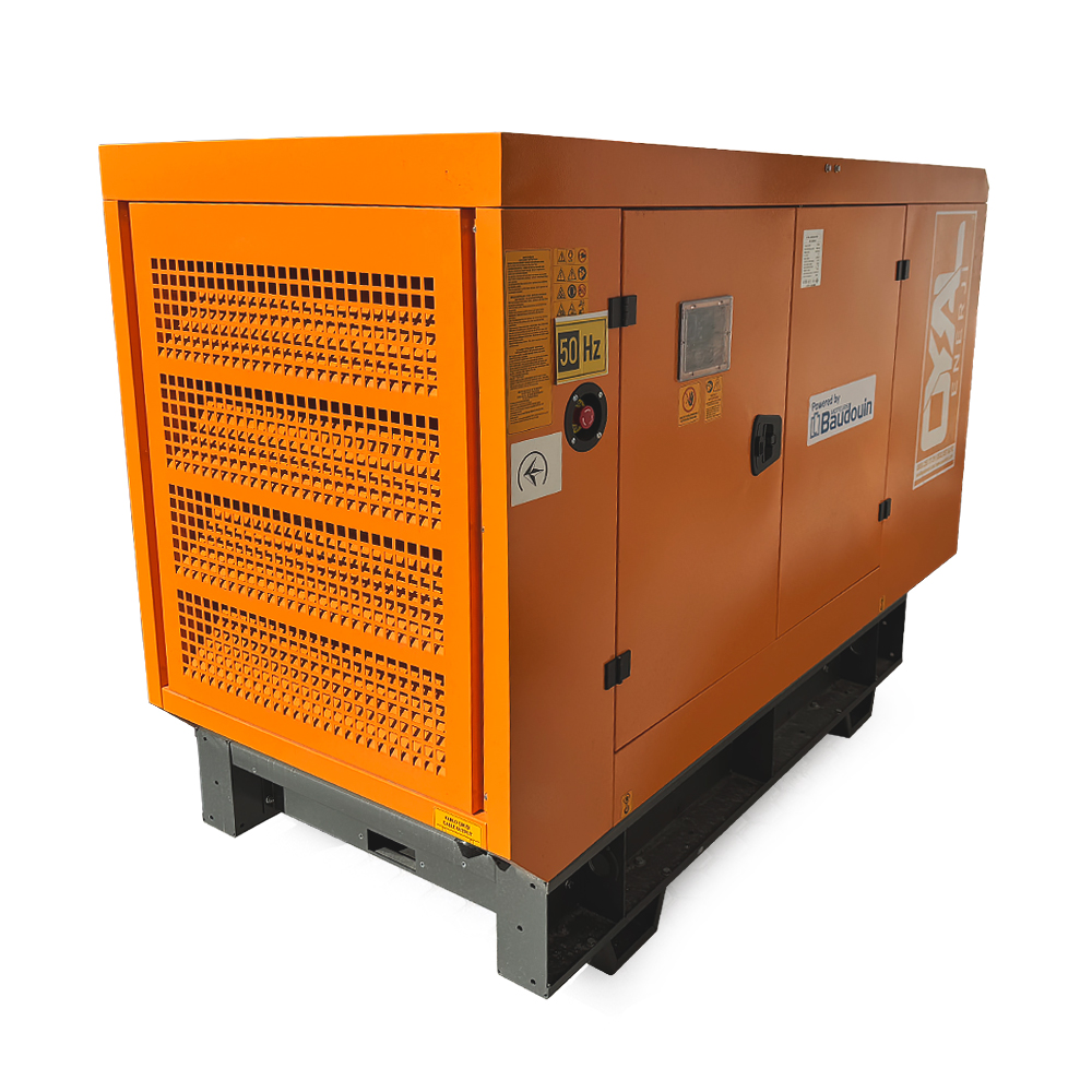 Дизельний генератор OYAL OYB-55 BAUDOUIN 4M06G55-5 55KVA/48KW, Альтернатор OYL224D, витрата 75% навантаження - 8,8 літрів/год, 230/400 В, 50 Гц (AVR+ATS), 2400x1000x1500 мм, 1050 кг, 170 л