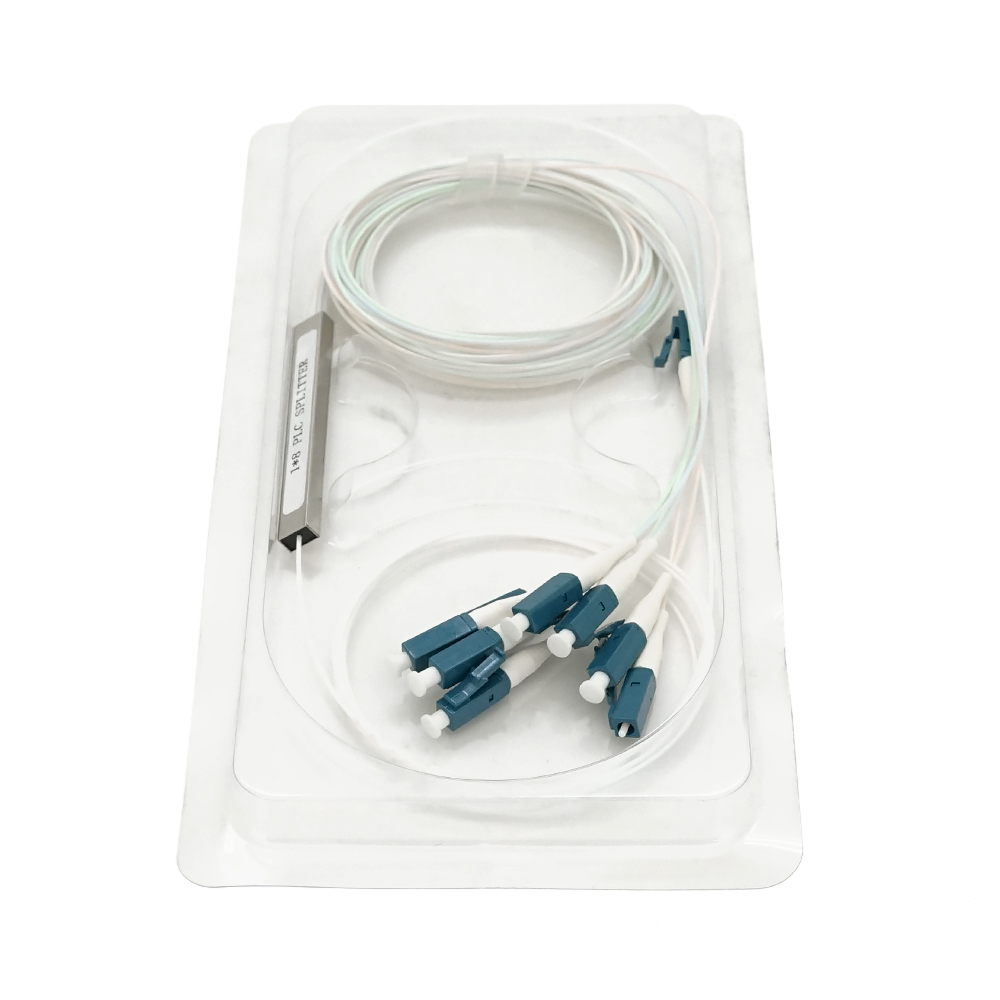 Дільник оптичний Coupler PLC-1x8-split-0-LC/UPC-0.9mm cord-1.0m