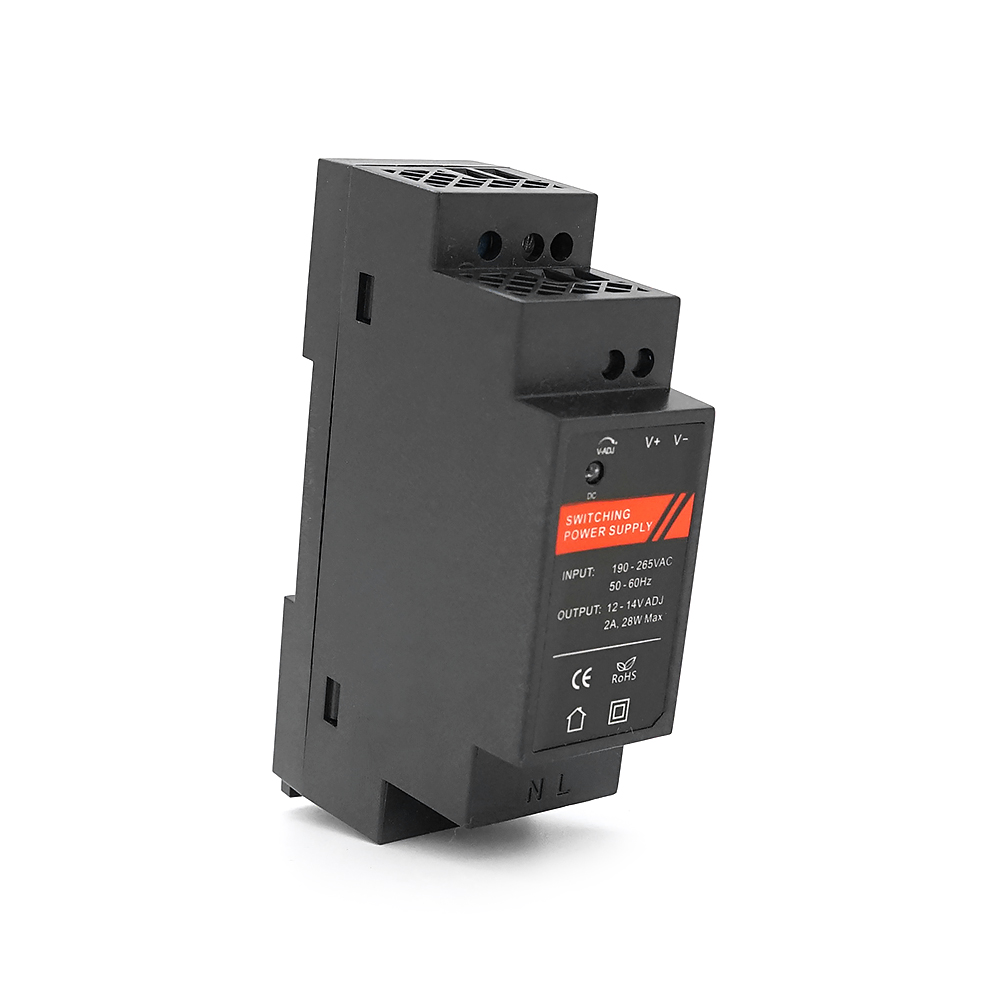 Блок живлення EuroPower EP-PS-12024DIN, 12V/2A (24W) на DIN-рейку, пластик, 27х93х56 mm