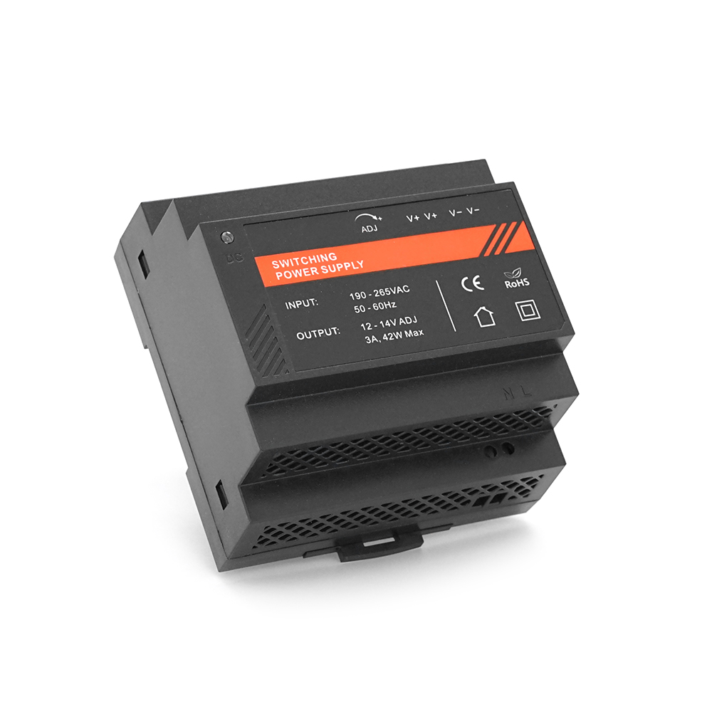 Блок живлення EuroPower EP-PS-12036DIN, 12V/3A (36W) на DIN-рейку, пластик, 89x92x56 mm