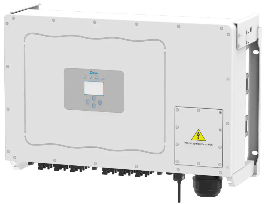 Мережа сонячний інвертор трифазний (on-grid) Deye SUN-125K-G, 125кВт, 8 МРРT(200-1000V), WiFi, RS485/RS232, IP65 (1006×516×325mm), 103 кг