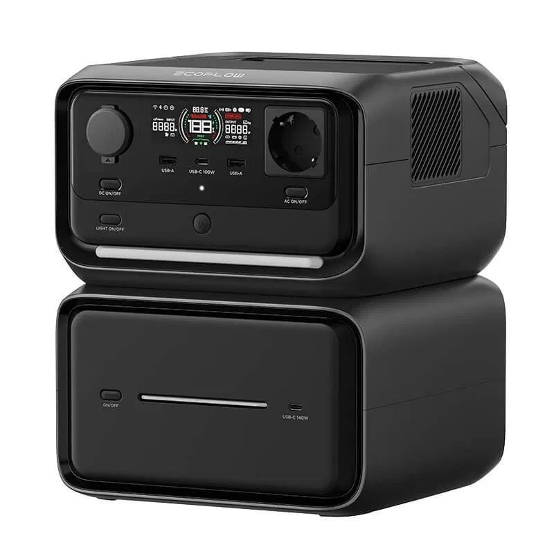 Портативна станція EcoFlow RIVER 3 Max Plus Wireles (ємність 858 Вт·ч), 3000 циклів, потужність 600 Вт (пікова 1200 Вт), 297x189x235 мм, 13.3 каг