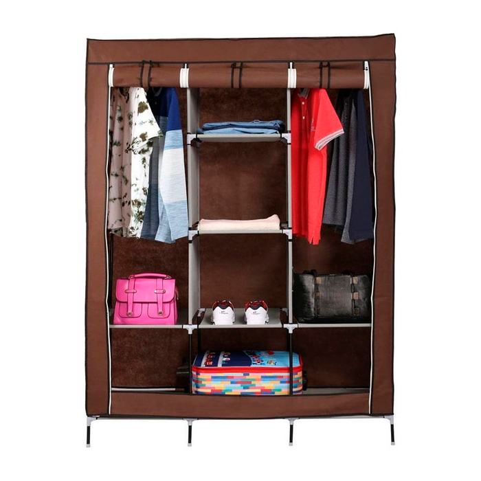 Тканинна шафа для речей YT41593, 130х45х175см, Red Wine, Box