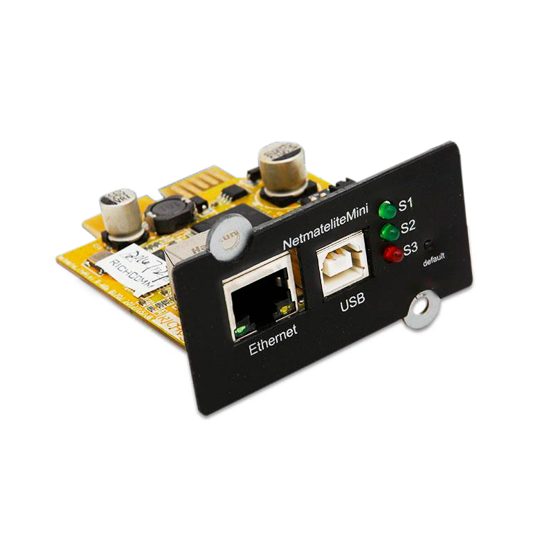 Карта віддаленого управління SNMP для ДБЖ, Lan, RS232, 12V, RC67504(NetmateLitemini)