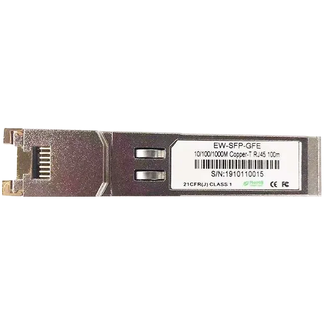 SFP трансівер Ewind EW-SFP-GFE, 1.25G, SFP port transform to 10/100/1000M * RJ45 port