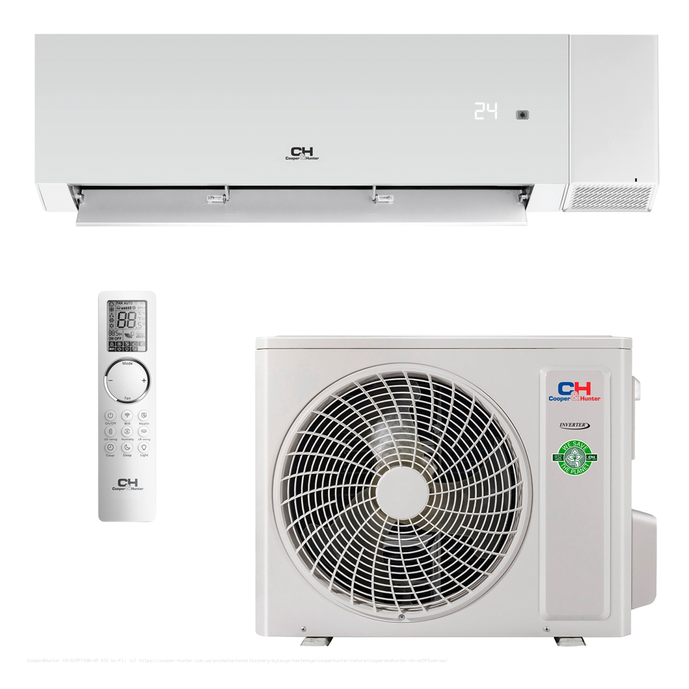 Кондиціонер Cooper&Hunter CH-S09FTXAN-WP, 27м², White