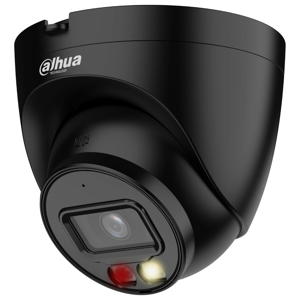 2 Mп IP чорна відеокамера Smart Dual Light зі звуком та SD карткою Dahua DH-IPC-HDW2249T-S-IL-BE (2.8мм)