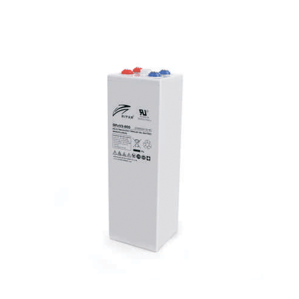 Акумуляторна батарея RITAR OPzV 2-800, Gray Case, 2V 800.0Ah (1200 С) (191х210x645(680)), 57,5 кг