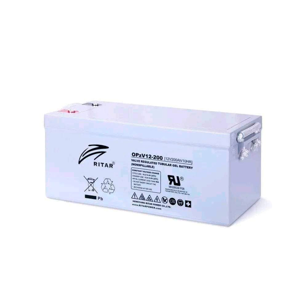 Акумуляторна батарея RITAR OPzV 12-200, Gray Case, 12V 200.0Ah (521х268x220(225)), 69,5 кг.