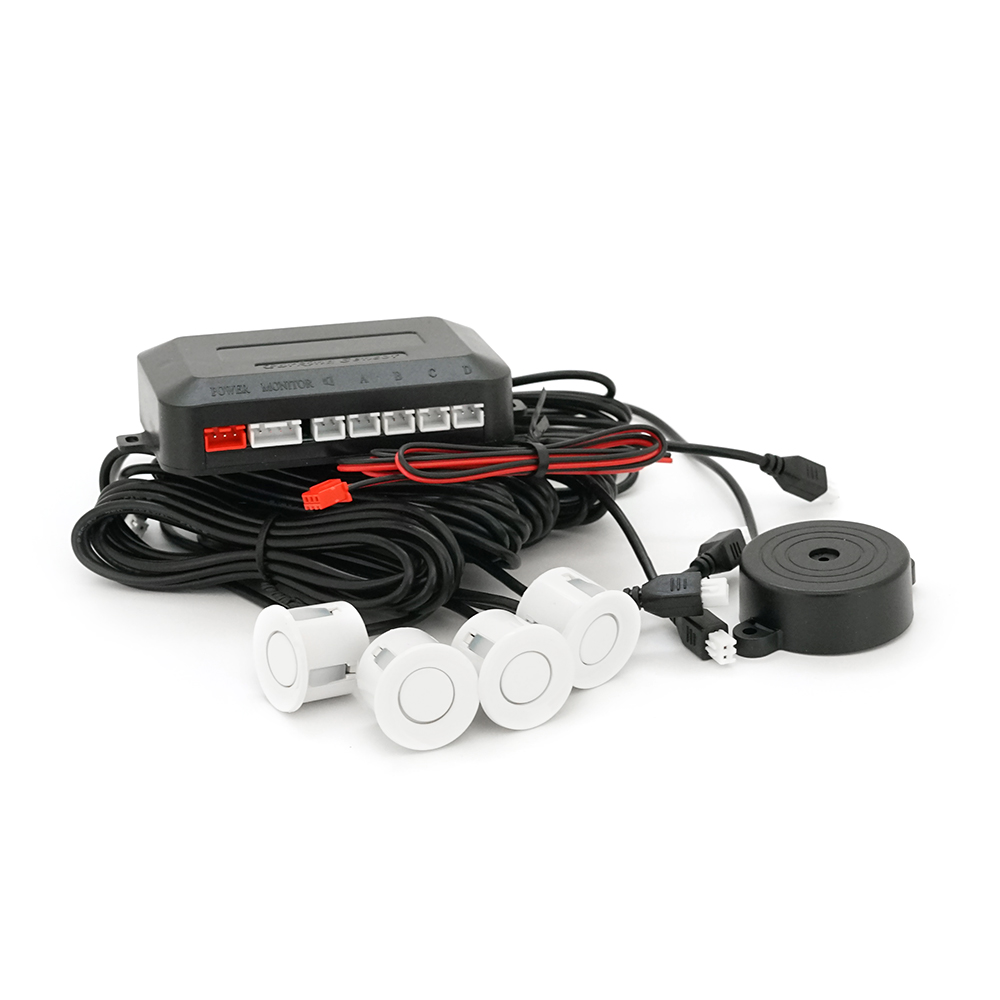 Parking sensors with 4 sensors, White
