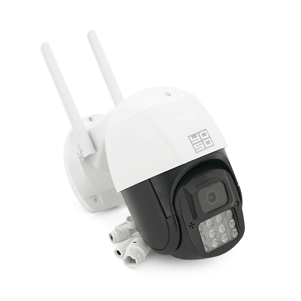 3Мп Wi-Fi відеокамера вулична з мікрофоном SD/картою YOSO YO-IPC57D3MP50 PTZ 2.8mm V380