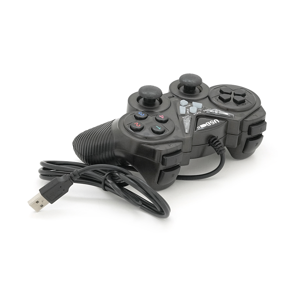 Геймпад для ПК USB-908 USB 2.0 Double Shock (Black), Blister
