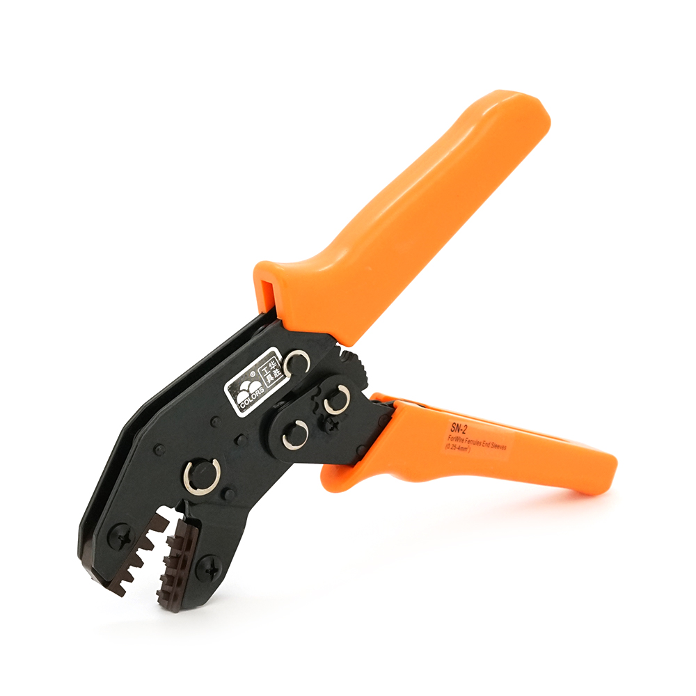 Інструмент обтискний SN-2 для обтискання клем, 0.25-1.5mm2, Black-orange