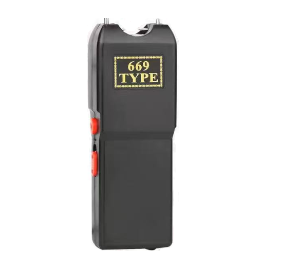 Ліхтар-відлякувач ручний BAILONG X-Balog BL-669, LED, струм 10000KV, 150W, Li-ion вбудований 6 000 mAh, Black, IP44, кабель живлення, 140х45х24мм, BOX