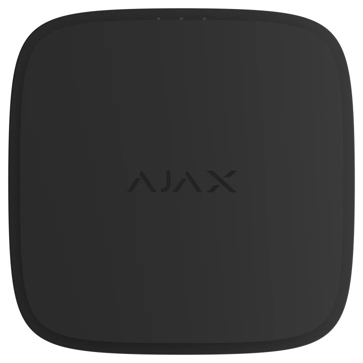 Бездротовий адресний пожежний сповіщувач тепловий Ajax EN54 FireProtect (Heat) Jeweller Black