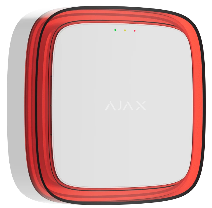 Бездротовий світловий адресний пожежний сповіщувач Ajax EN54 FireProtect (VAD) Jeweller White