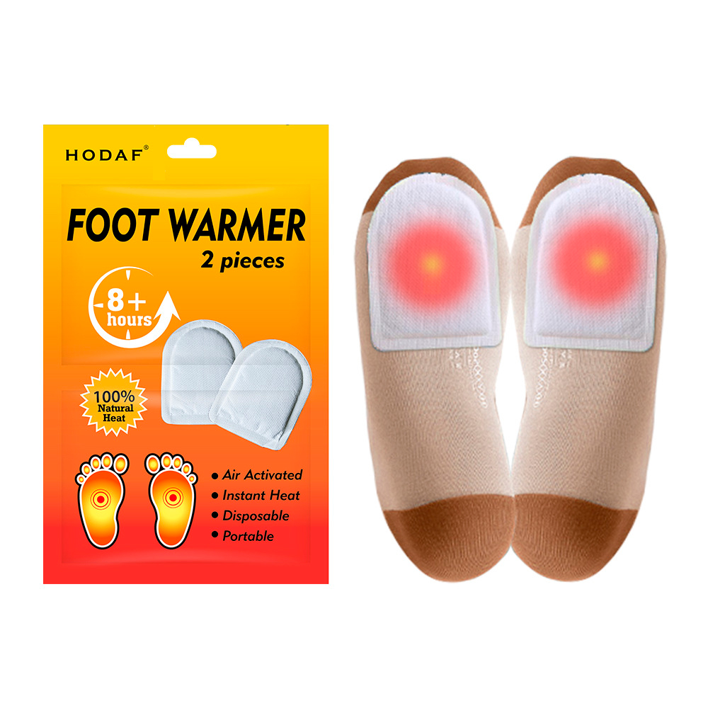 Хімічна грілка для пальців ніг Foot Warmer, до 8-ї години тепла, 95х70мм, 2 шт. в упаковці