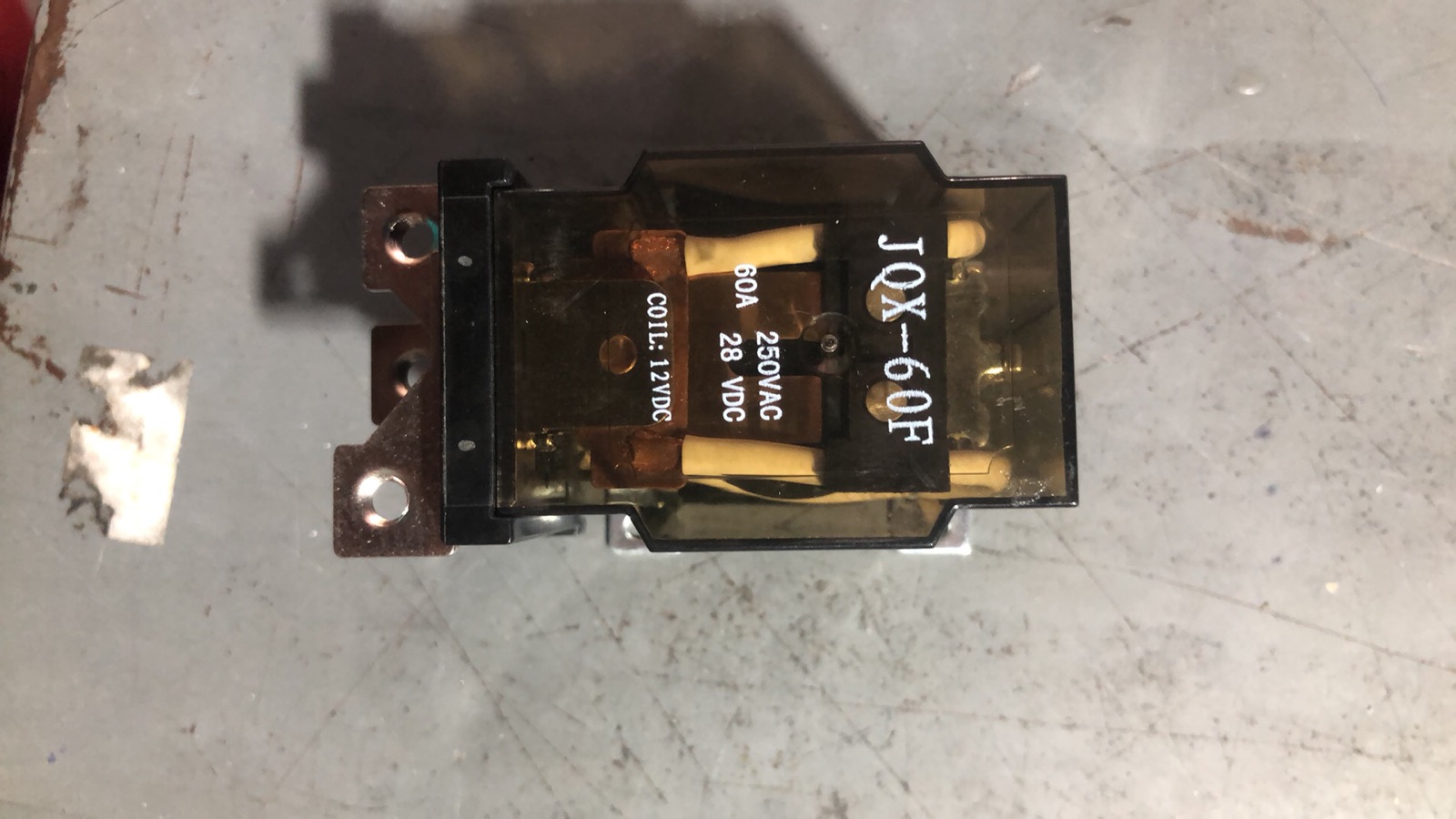 Реле JQX-60F. power relay, DC12V 60A 250VAC
