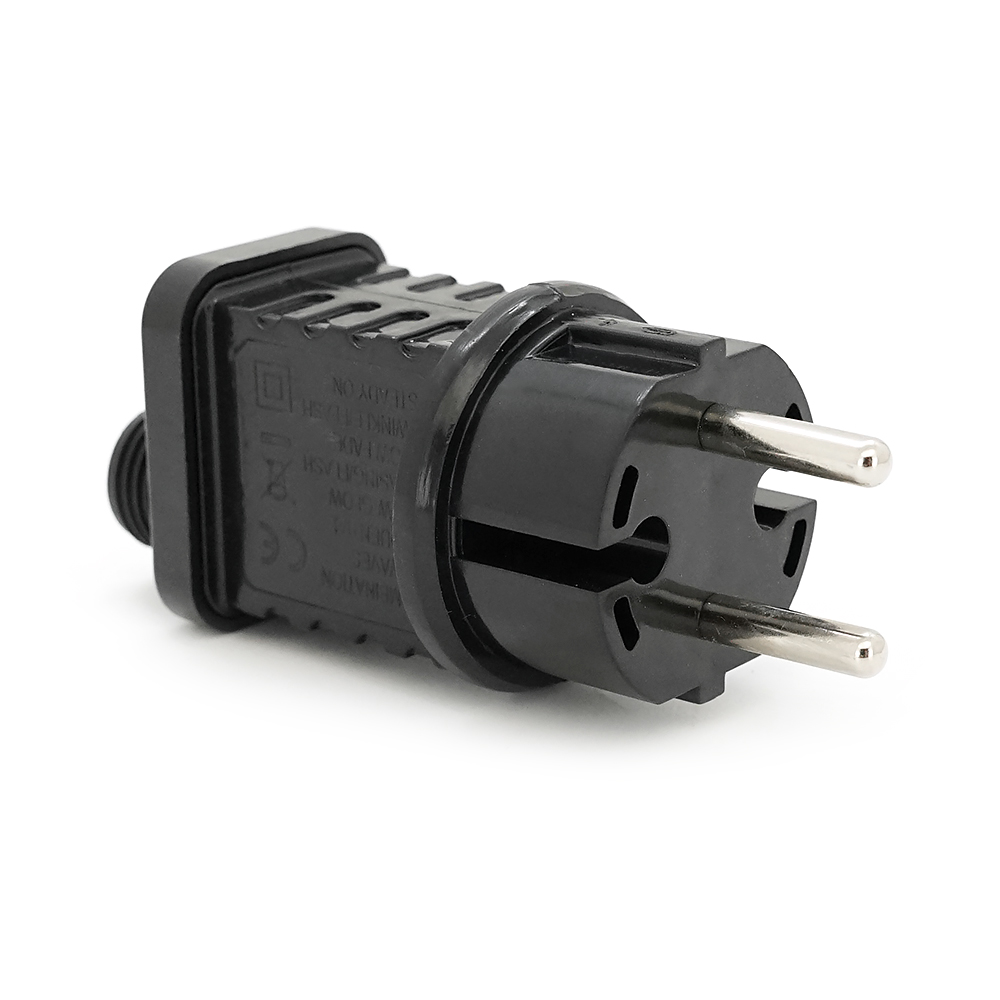 Гірлянда LED ZM-EL24 Вилка європейського стандарту 220 В, 24v6W, black