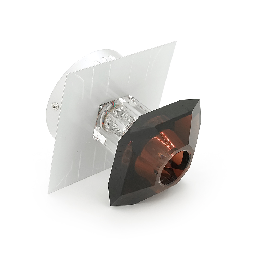 Світильник стельовий Sneha MX1466/1F, Chrom, 12/220V, 20W, Brown