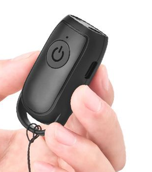 Відлякувач ультразвуковий QG-01/MINI від собак 150-300kHz, led-ліхтарик, мобільний, аккумуляторний, Type-C Black