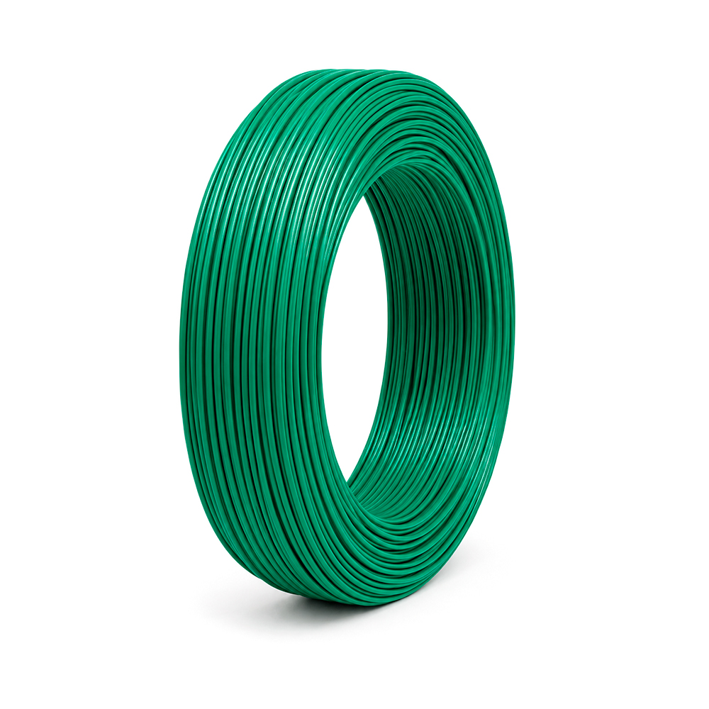 Кабель силіконовий луджений AWG 22 American Standard 22AWG/0,3квМ/600В, 400 метрів, негорючий, термостійкий, Green, ціна за метр