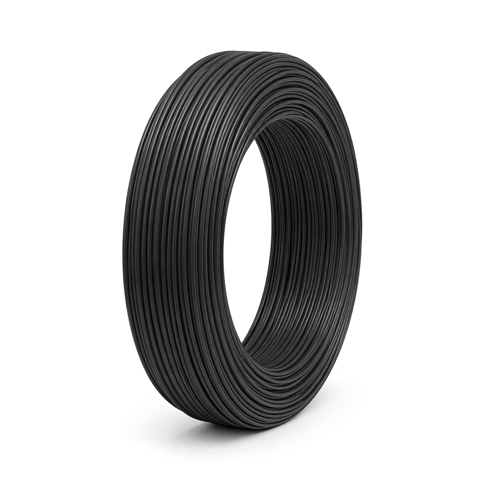 Кабель силіконовий луджений AWG 20 American Standard 20AWG/0,5квМ/600В, 400 метрів, негорючий, термостійкий, Black, ціна за метр