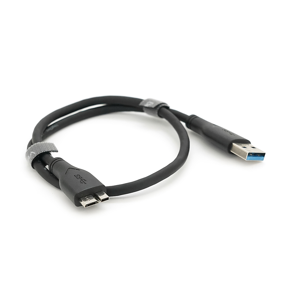 Кабель VEGGIEG V-U318, Usb 3.0 AM to Micro-B Black 0.5m, для жорстких дисків
