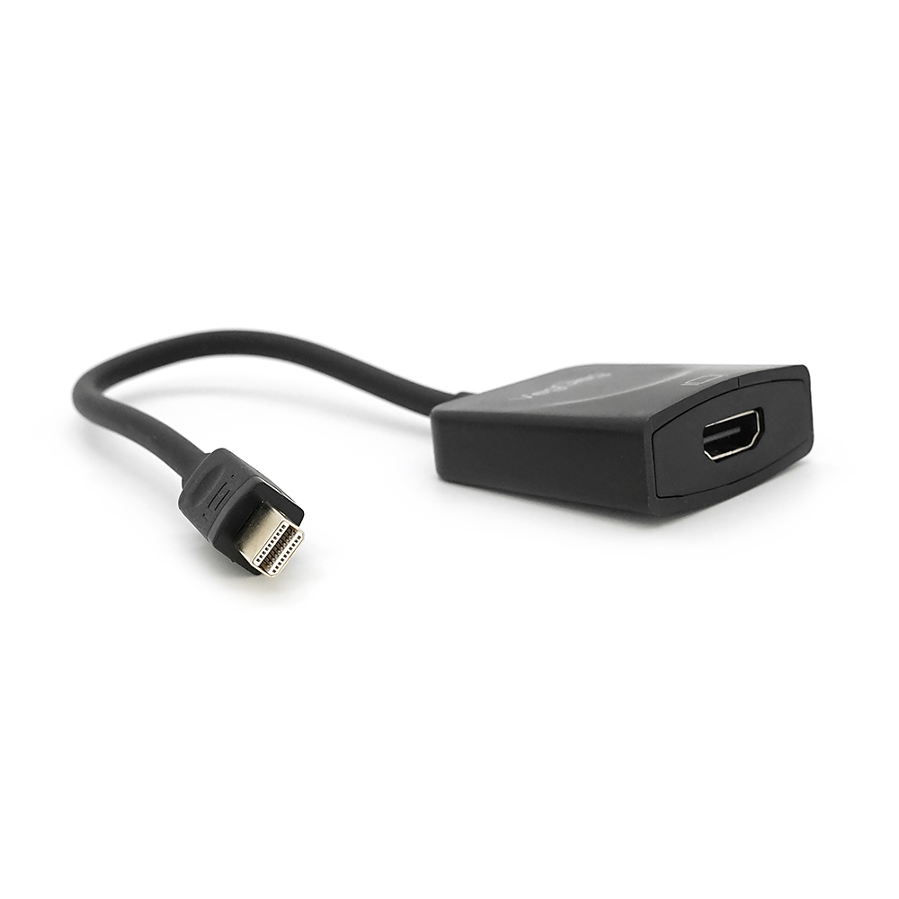 Конвертер VEGGIEG V-Z616 MiniDisplay Port (тато) на HDMI (мама), 25cm, Black, Box