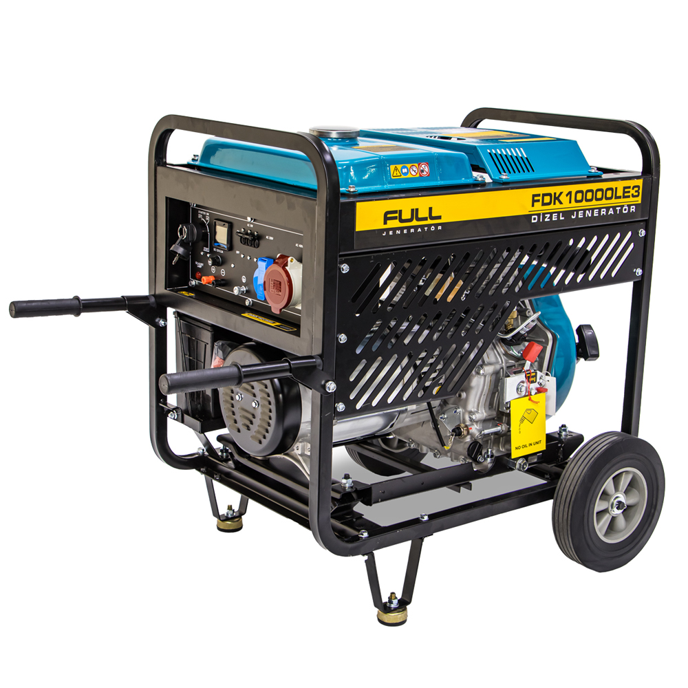 Генератор дизельний FULL FDK10000LE3, трифазний 220V, 50Hz, 7,5KVA