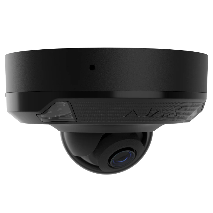 5 Mp IP охоронна відеокамера з гібридним підсвічуванням Ajax DomeCam Mini HL (5 Mp/2.8 mm) Black