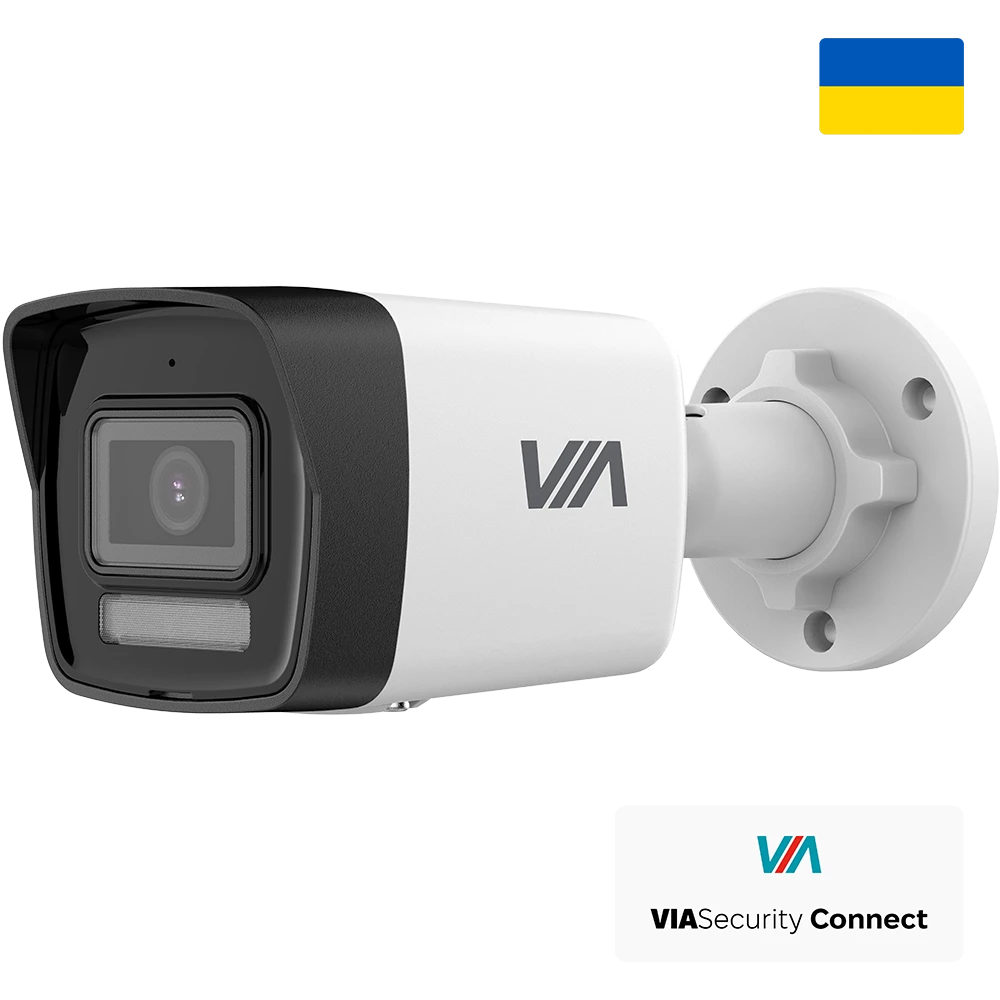 4МП IP Fusion Illumination відеокамера зі звуком та SD карткою VIA SECURITY VIA-IPC-4BE-LIM (2.8мм)