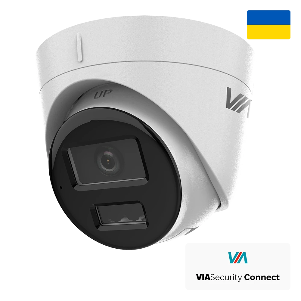 4МП IP Fusion Illumination відеокамера зі звуком та SD карткою VIA SECURITY VIA-IPC-4TE-LIM (2.8мм)