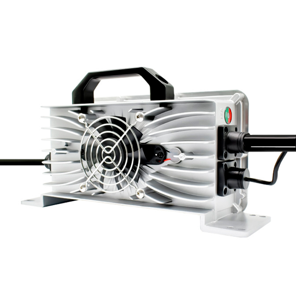 Зарядний пристрій для акумуляторів LiFePO4 60V(73V), 20S, 20A, 1200W, роз'єм Anderson, 281x128x80mm, 3 кг.
