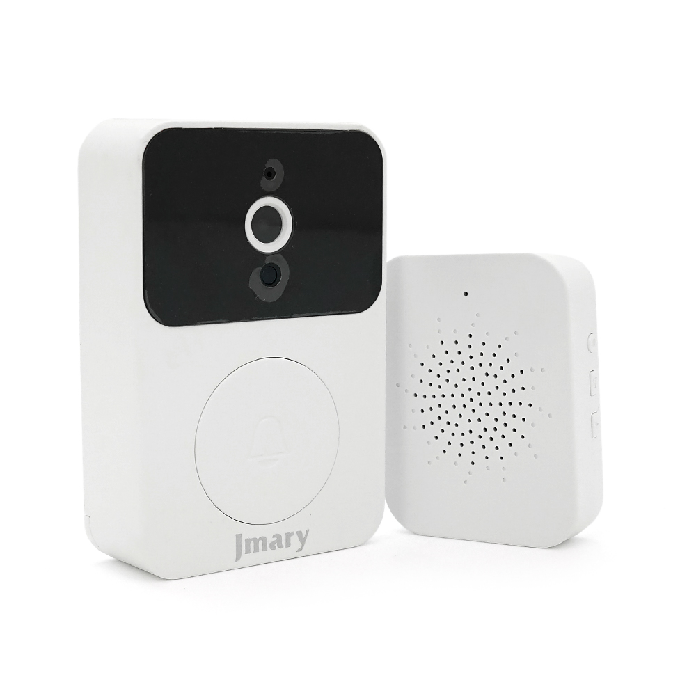 Бездротовий відеодзвінок Jmary MF-5 з Wi-Fi, вбудований акумулятор 800mAh, White, Box