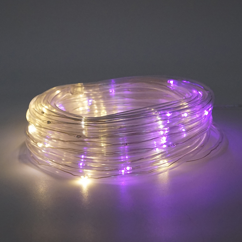 Гірлянди 100LED, 1 режим, 10 метрів, мідний провід, живлення від USB, Mix Color, ОЕМ