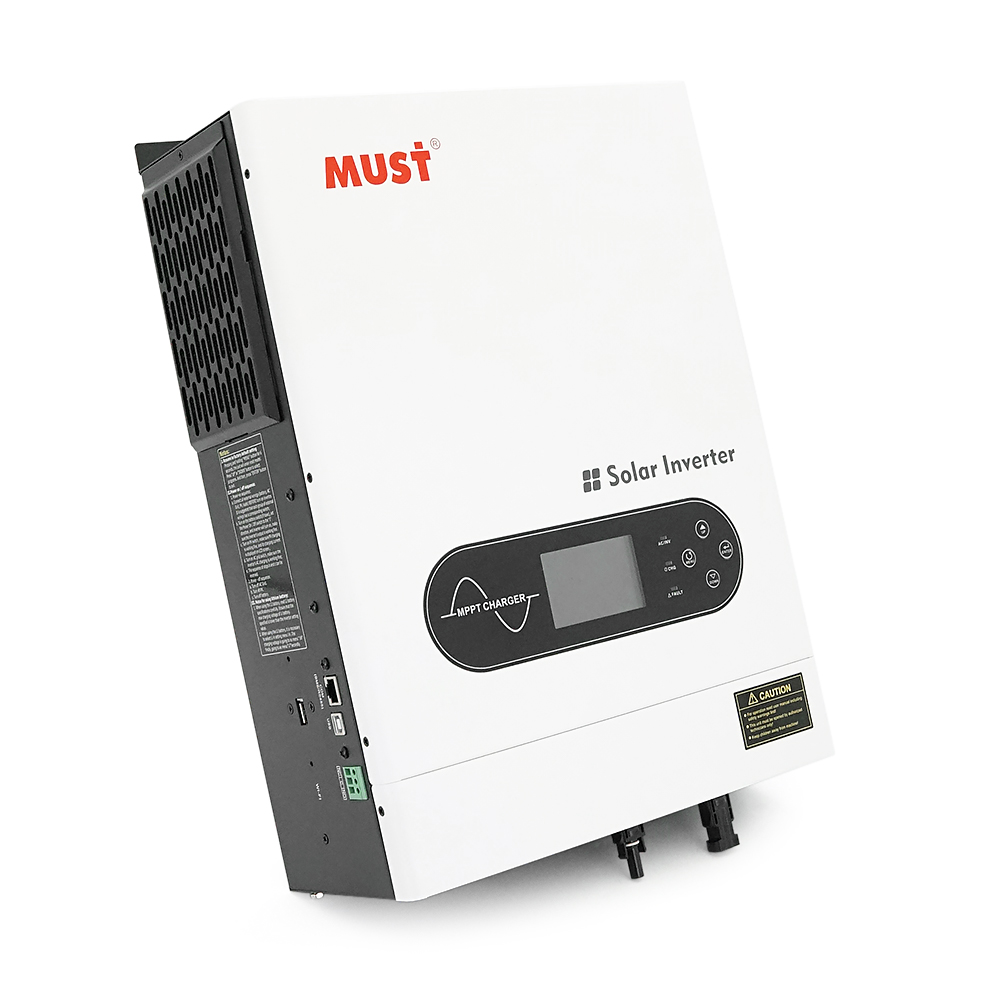 Гiбрiдне ДБЖ  MUST PV18-8048PRO II, 8000W, 48V, PV 2*4000W, ток заряда 1-120А, 160-275V, MPPT (120А, 90-430 Vdc), 425*527*145 мм