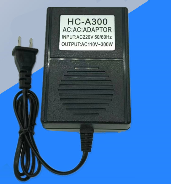 Перетворювач напруги трансформаторний 300W Input 220 V / Output 110V, + універсальна розетка