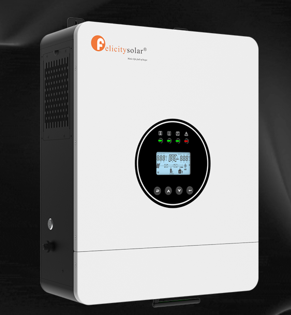 Гібридний інвертор Felicity IVEM6048 6KVA 48V  RS485 MPPT(90V-450V) 230Vac 120A(Parallel)