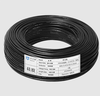 Кабель силіконовий луджений AWG 26 American Standard 26AWG/0,15квМ/600В, 400 метрів, негорючий, термостійкий, Black, ціна за метр