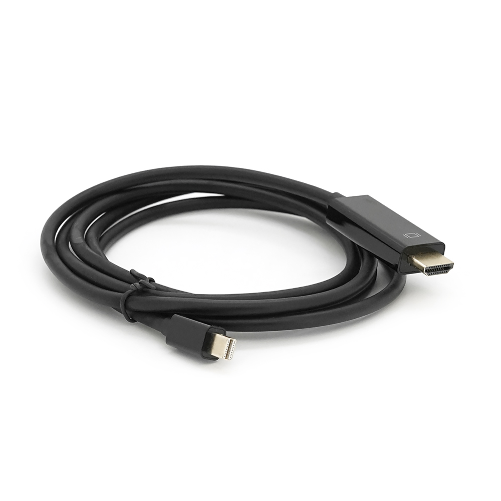 Конвертер mini Display Port (тато) на HDMI (тато) 1,8 m (пакет) Black